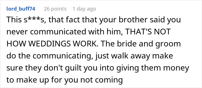 &ldquo;I Became The Villain&rdquo;: Woman Refuses To Attend Brother&rsquo;s Wedding After Huge Miscommunication