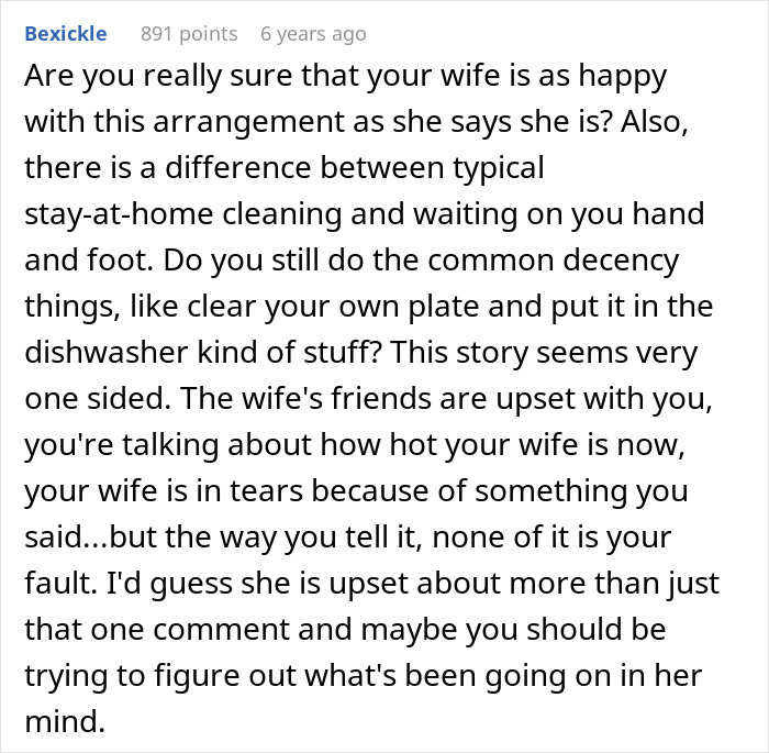 Guy Defends Household Setup To Judgmental Friends, His Breadwinner Comment Leaves His Wife In Tears