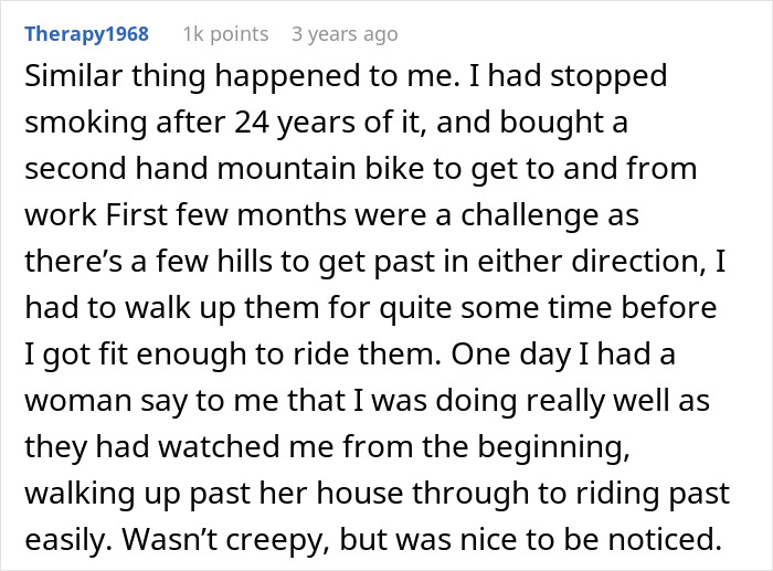 A funny story about a neighbor running and a stalker who isn't creepy, but kind. A funny story about a neighbor running and a stalker who isn't creepy, but kind.