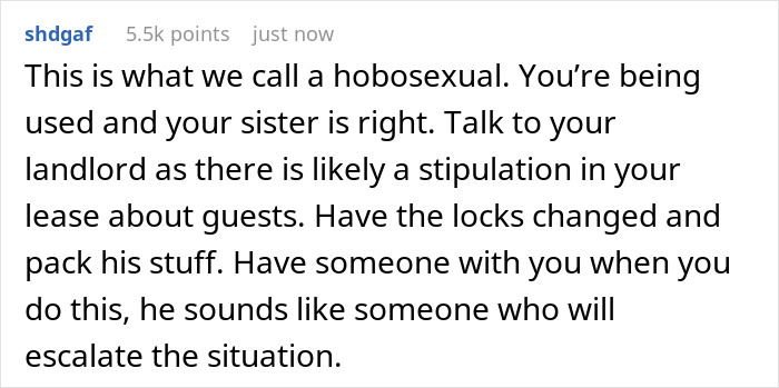 Guy Is Baffled After Girlfriend Calls Him Out On His Strange Behavior: "You Basically Live In My Apartment" Guy Is Baffled After Girlfriend Calls Him Out On His Strange Behavior: "You Basically Live In My Apartment"