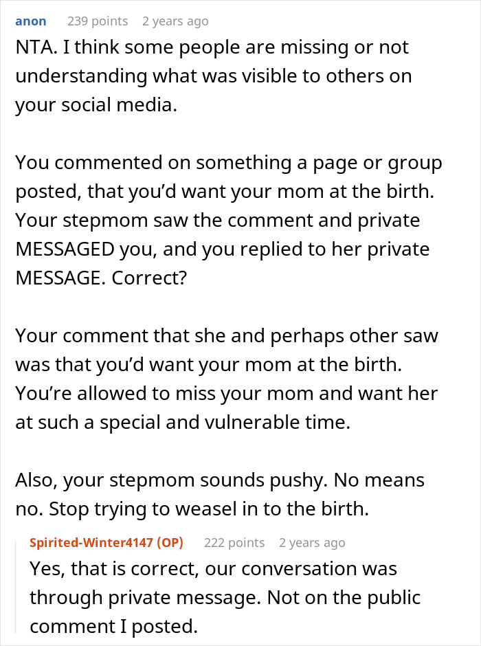 Stepmom Treats Stepdaughter’s Labor Like A Premiere, Mad As She’s Shut Down Before Opening Night Stepmom Treats Stepdaughter’s Labor Like A Premiere, Mad As She’s Shut Down Before Opening Night