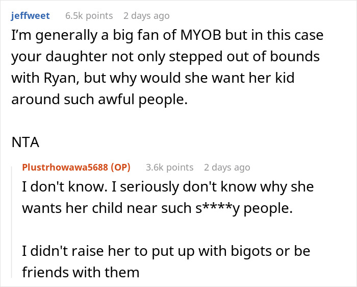 Mom Disgusted With Daughter For Taking Kid To Ex's Bigoted Fam, Rats Her Out To Ex ASAP