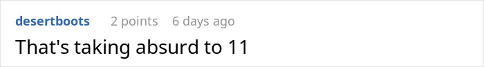 Comment calling an idea absurd in AI discussion about human need