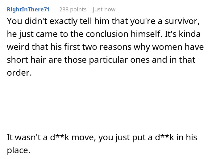 Rude Guy Faces Karma After Calling Short-Haired Woman Gay, She Makes Him Think She Had Cancer