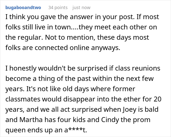 Woman Spends 13 Hours On The Road For Class Reunion, Can't Believe People's Audacity When She Gets There