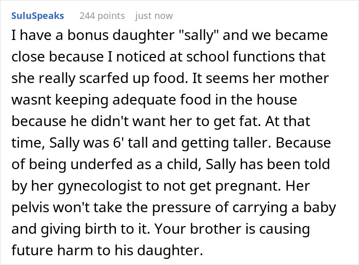 Woman Secretly Buys Niece Food After Brother&rsquo;s Sexist And Fatphobic Comment, He Loses It