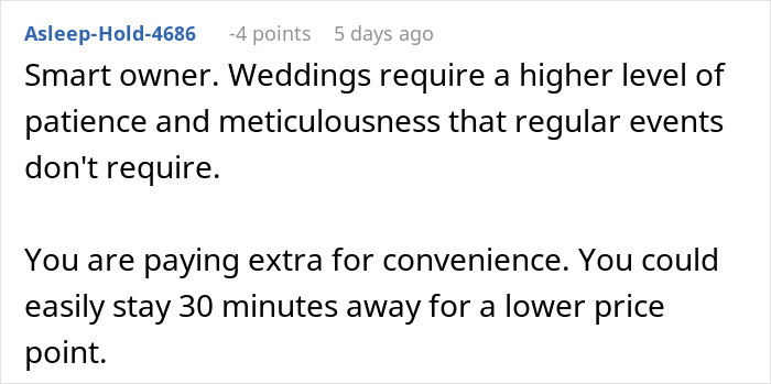 “Wonder Why The Economy Is So Bad?” Bride Refuses To Go Into Debt Because Of Airbnb Owner’s Greed “Wonder Why The Economy Is So Bad?” Bride Refuses To Go Into Debt Because Of Airbnb Owner’s Greed