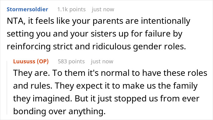 Lonely 16YO Wants A Brother As He Has 5 Sisters, Parents Who Enforced Gender Roles Shame Him For It