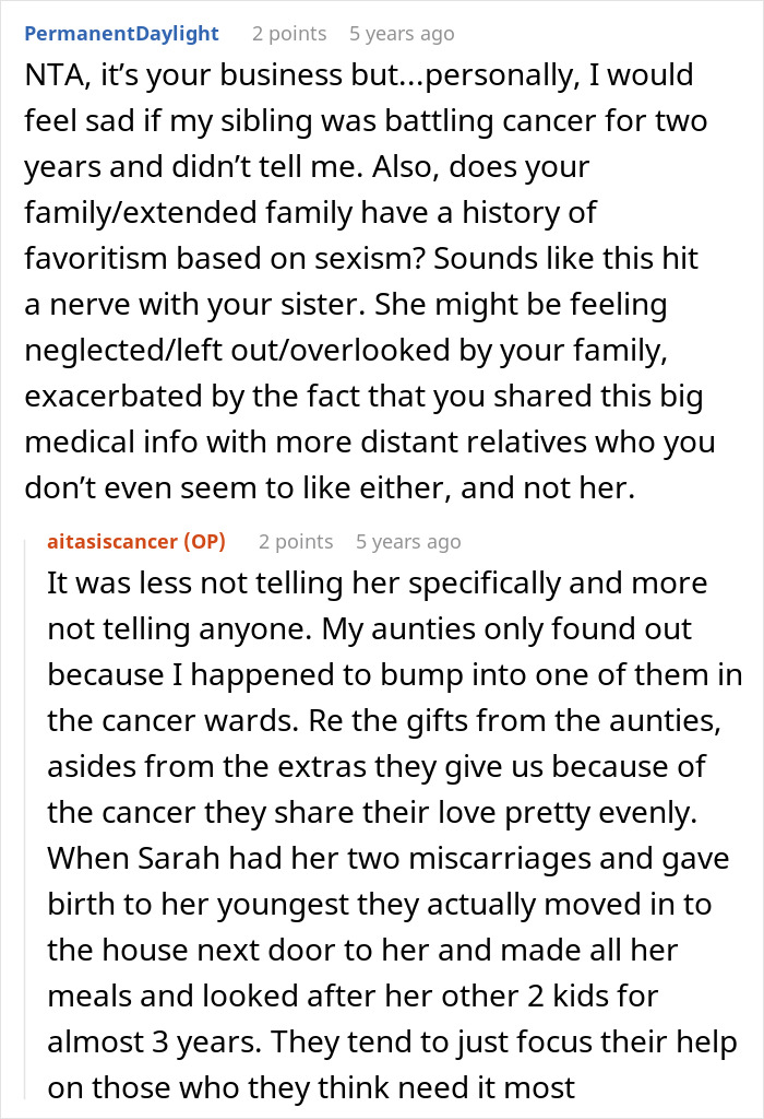Sis Gets Jealous She Never Got Food Baskets From Fam, Doesn't Realize Bro Gets Them As He Has Cancer Sis Gets Jealous She Never Got Food Baskets From Fam, Doesn't Realize Bro Gets Them As He Has Cancer