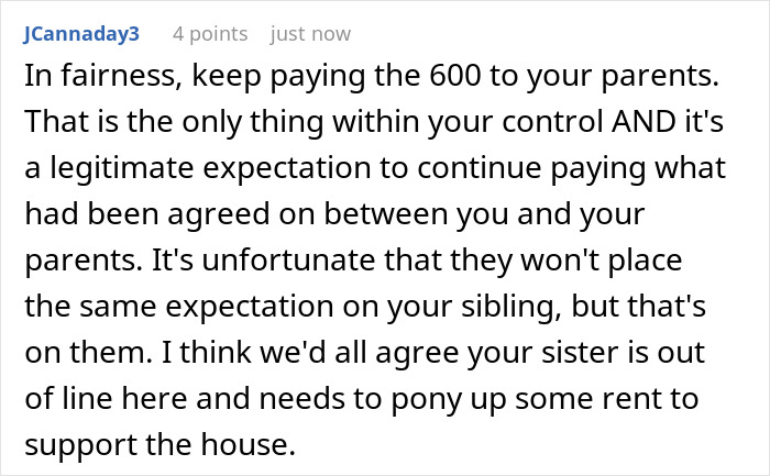 Parents Only Ask One Of Their Kids For Rent, Can’t Believe The Reaction: "Not My Problem To Solve" Parents Only Ask One Of Their Kids For Rent, Can’t Believe The Reaction: "Not My Problem To Solve"