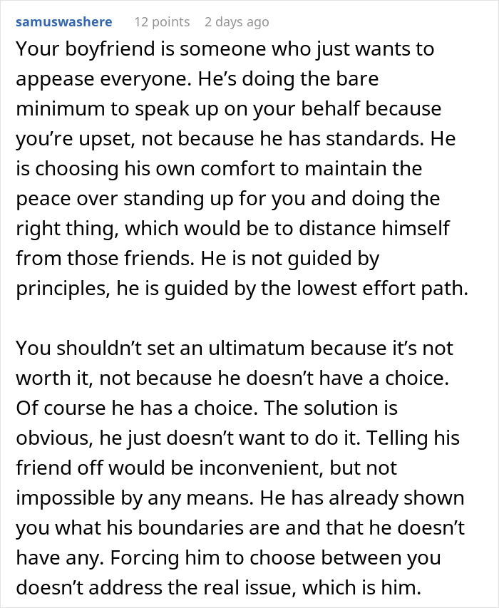 Woman Creeped Out By BF’s Best Friend’s Behavior Towards Her That He Just Accepts Woman Creeped Out By BF’s Best Friend’s Behavior Towards Her That He Just Accepts