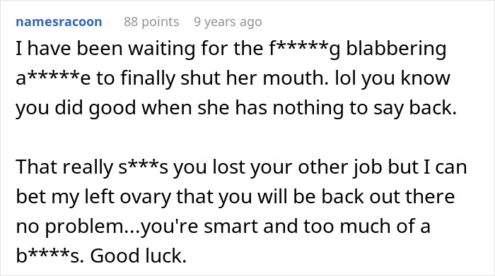 Comment supporting employee against woman obsessed with wedding cake Comment supporting employee against woman obsessed with wedding cake