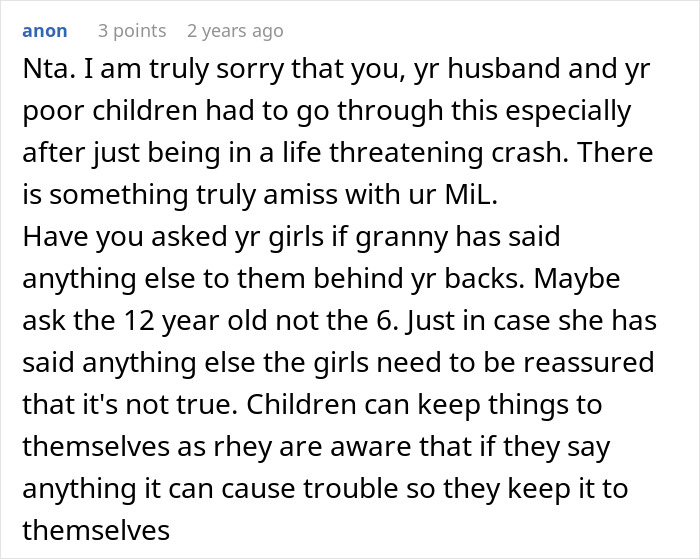 MIL Lies To 6YO That She's Going To Lose Mom, Gets Banned From Kids' Lives And Arrested