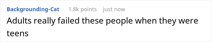 Short Reddit comment blaming adults for failures in handling teen bullying
