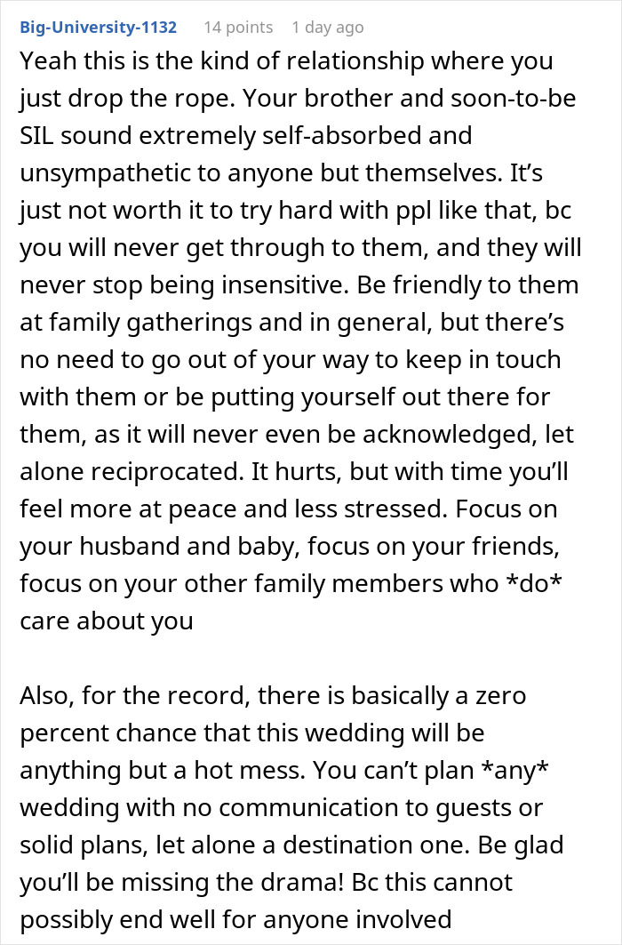 &ldquo;I Became The Villain&rdquo;: Woman Refuses To Attend Brother&rsquo;s Wedding After Huge Miscommunication