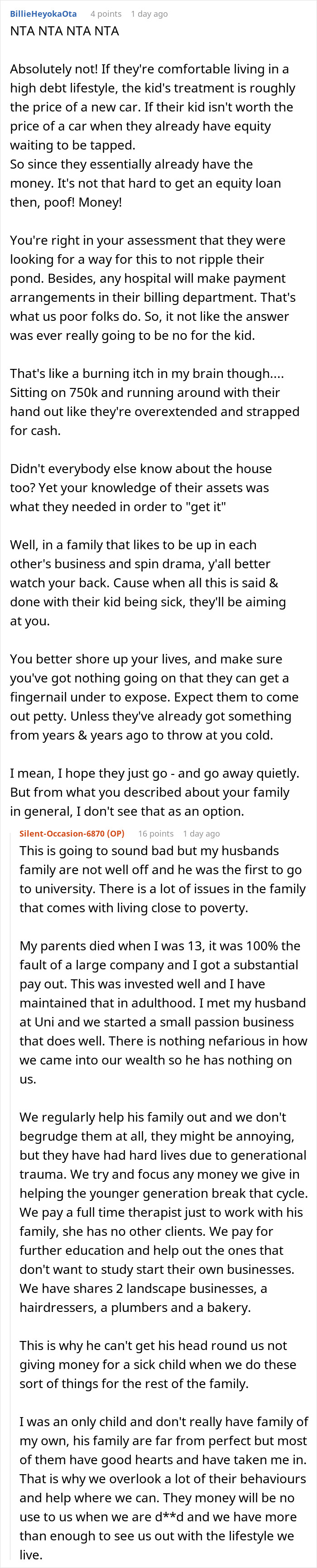 Couple Pay For Luxury Trips But Won't Fund Their Own Sick Kid, Get Mad As Relatives Won&rsquo;t &ldquo;Chip In&rdquo;