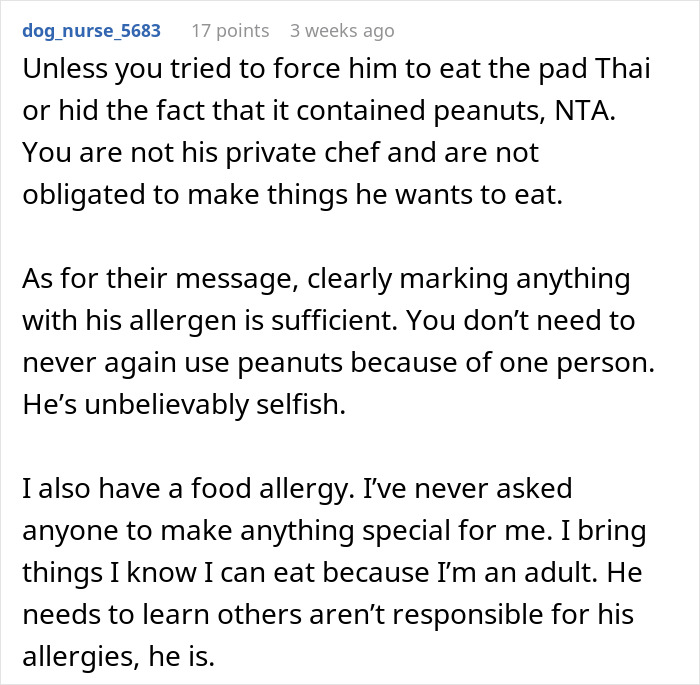 Potluck Dinner Gets Awkward After Dude Gets Mad Nobody Knew About His Food Allergy