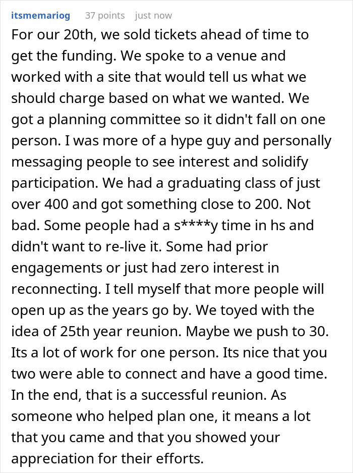 Woman Spends 13 Hours On The Road For Class Reunion, Can't Believe People's Audacity When She Gets There