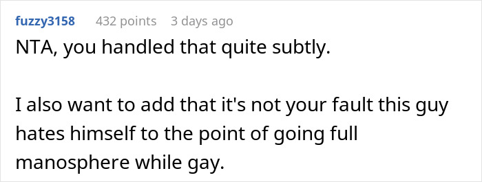 Comment on handling outing and internalized homophobia Comment on handling outing and internalized homophobia
