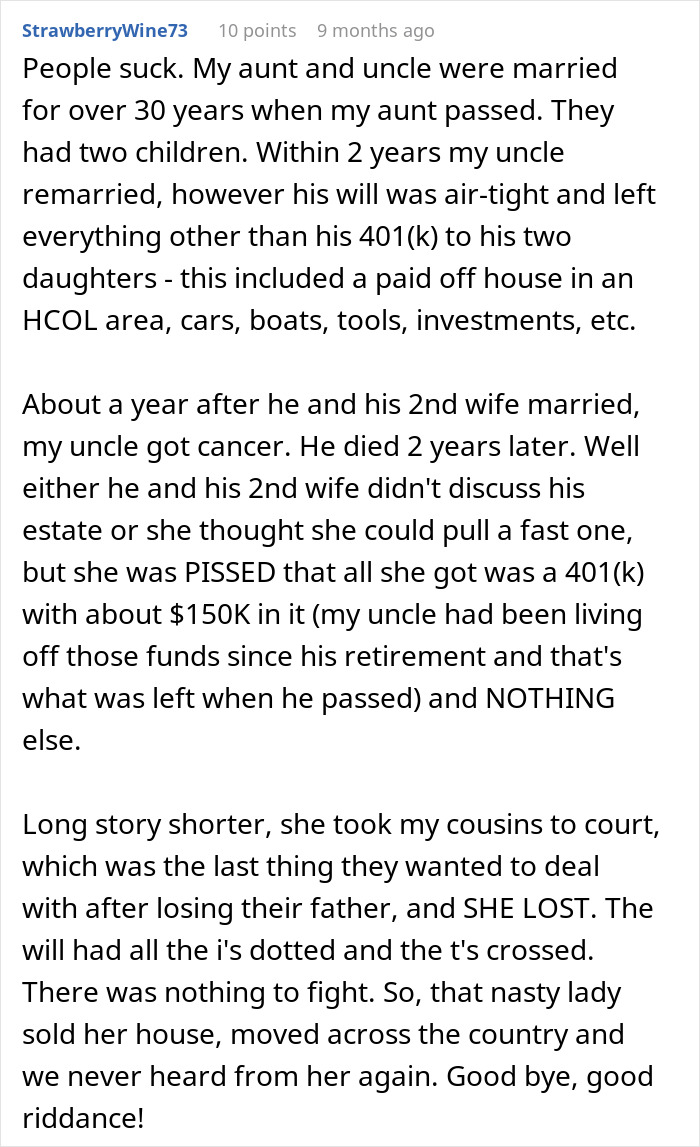 Family disputes over will and inheritance after remarriage and d***h Family disputes over will and inheritance after remarriage and d***h