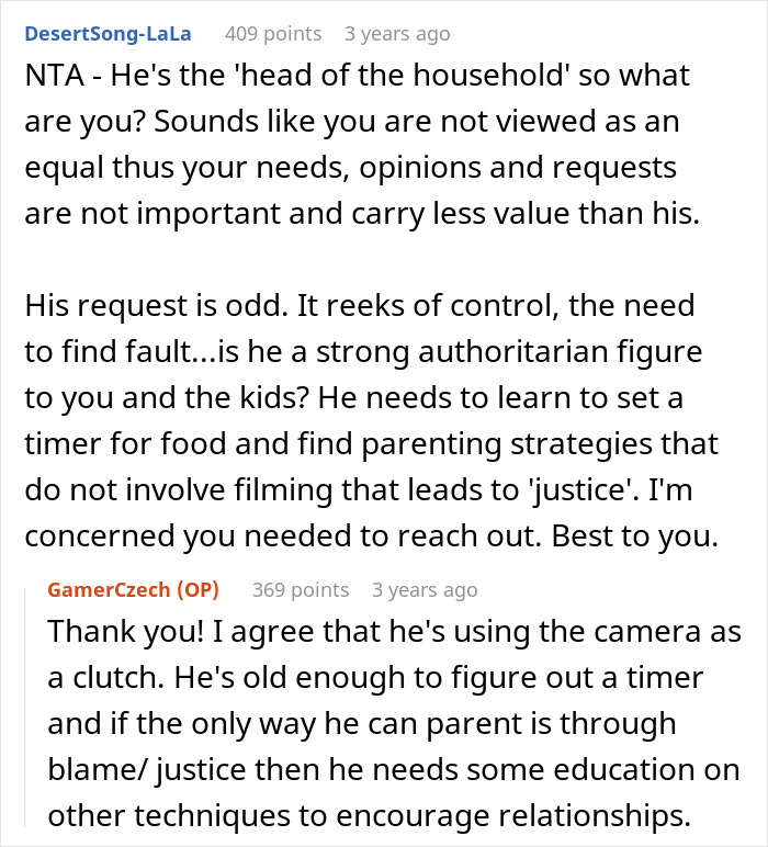 Controlling Man Insists On Keeping Indoor Camera On All The Time, Mad At Wife For Turning It Off Controlling Man Insists On Keeping Indoor Camera On All The Time, Mad At Wife For Turning It Off