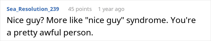 A Reddit comment about a guy's plan to break a woman's heart after her affair, highlighting relationship issues. A Reddit comment about a guy's plan to break a woman's heart after her affair, highlighting relationship issues.