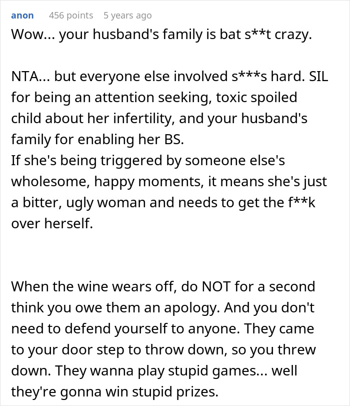 SIL Can't Take Infertile Couple's Whining Anymore, Snubs Them As They Show Up At 5 AM To Harass Her SIL Can't Take Infertile Couple's Whining Anymore, Snubs Them As They Show Up At 5 AM To Harass Her