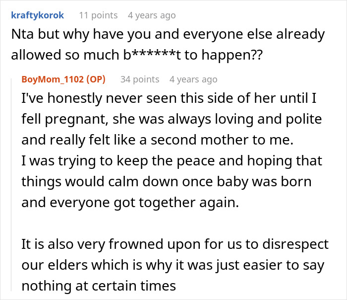 A Reddit screenshot displaying comments about an unhinged MIL disowning grandchild over circumcision.