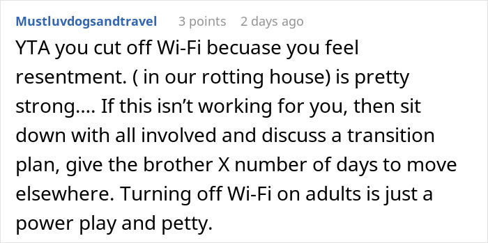 Guy Gives GF An Ultimatum After Getting Fed Up With Her Freeloading Brother Who Refuses To Be An Actual Adult