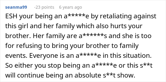 Reddit comment on family events and retaliating in relationships Reddit comment on family events and retaliating in relationships