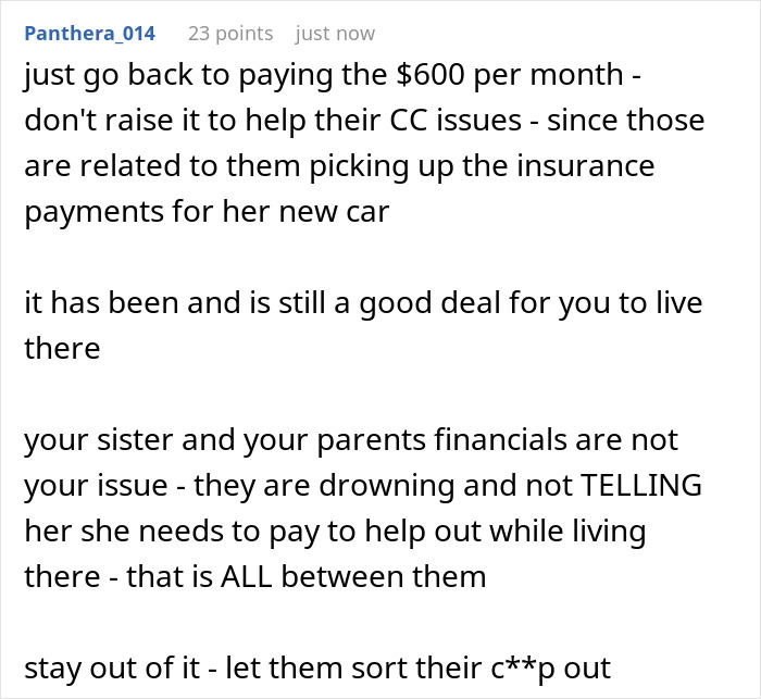 Parents Only Ask One Of Their Kids For Rent, Can’t Believe The Reaction: "Not My Problem To Solve" Parents Only Ask One Of Their Kids For Rent, Can’t Believe The Reaction: "Not My Problem To Solve"