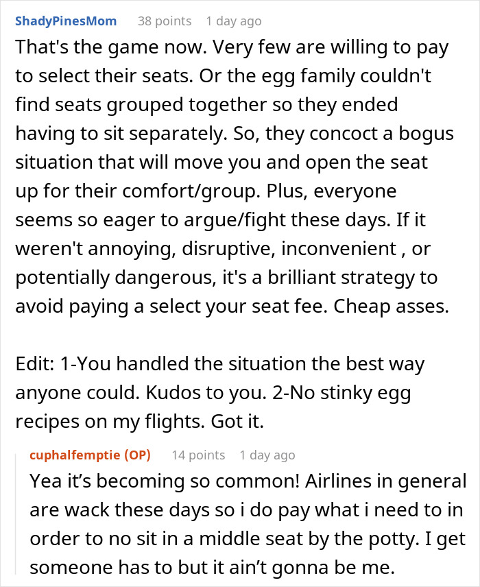 Egg Salad-Eater Stinks Up Plane, Still Complains About Passenger's Soft White Noise Sounds Egg Salad-Eater Stinks Up Plane, Still Complains About Passenger's Soft White Noise Sounds