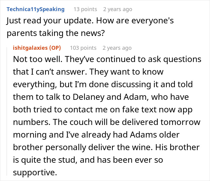 Woman Discovers BF And Bestie's Affair, Ships Them The Couch Where It All Started As A Parting Gift