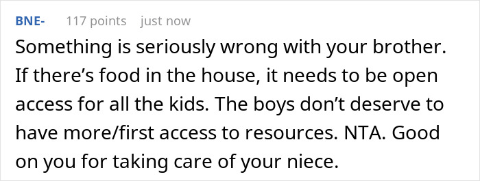 Woman Secretly Buys Niece Food After Brother&rsquo;s Sexist And Fatphobic Comment, He Loses It