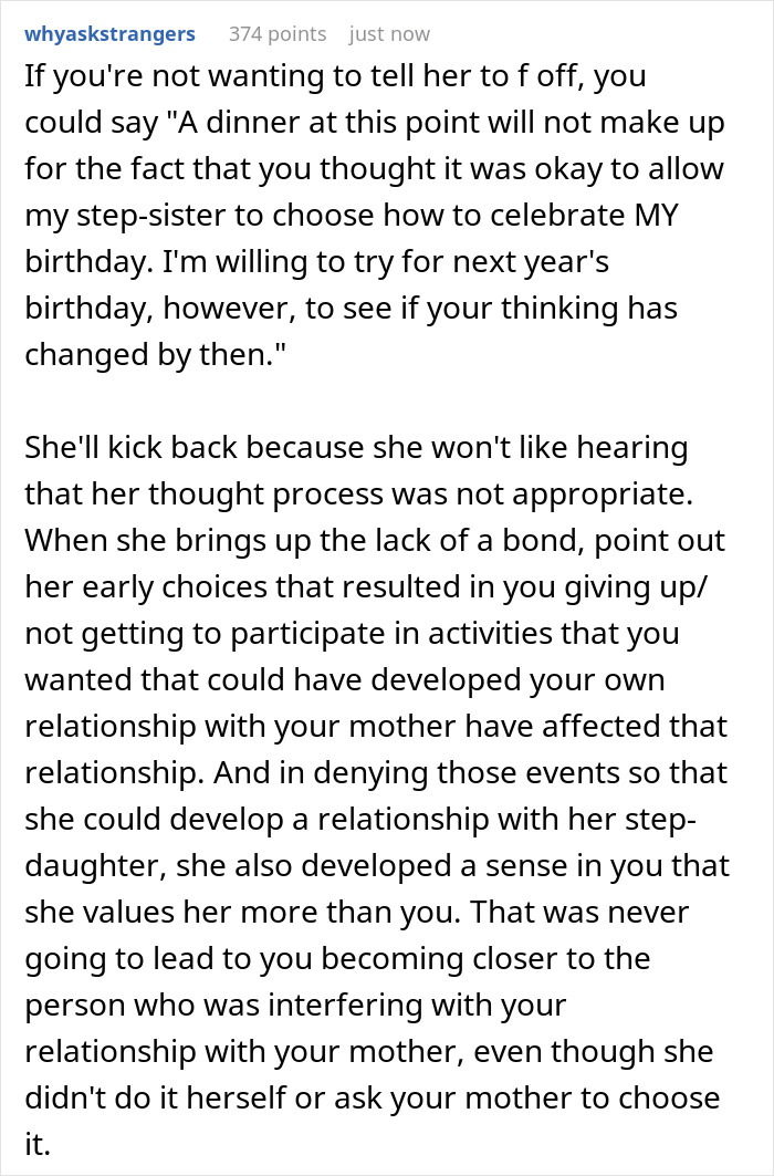 Mom Turns Son’s 18th B-Day Dinner Into Stepdaughter’s Fantasy Night, Fed-up Teen Finally Moves Out Mom Turns Son’s 18th B-Day Dinner Into Stepdaughter’s Fantasy Night, Fed-up Teen Finally Moves Out