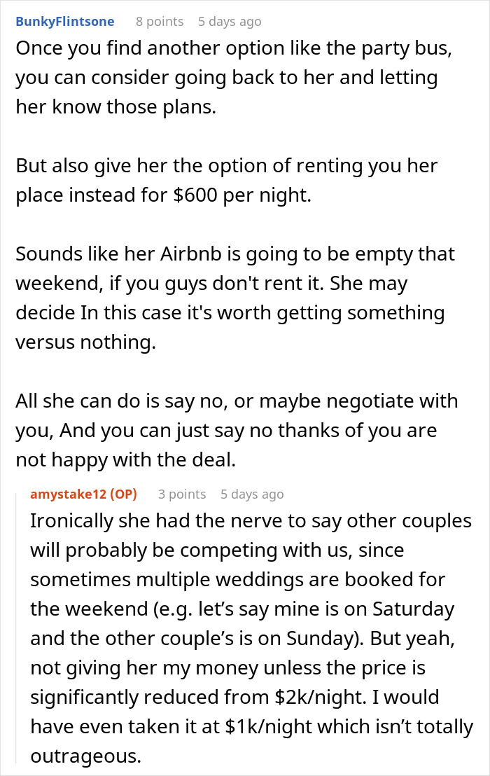 “Wonder Why The Economy Is So Bad?” Bride Refuses To Go Into Debt Because Of Airbnb Owner’s Greed “Wonder Why The Economy Is So Bad?” Bride Refuses To Go Into Debt Because Of Airbnb Owner’s Greed