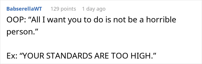 Comment about not wanting someone to be a horrible person related to cyberbullying