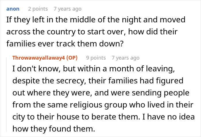 How families in insular religious cult tracked runaway members