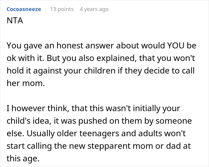Woman Says 16YO Can Call Stepmom 'Mom' Even If She's Not OK With It, Ex-MIL Goes Ballistic On Her Woman Says 16YO Can Call Stepmom 'Mom' Even If She's Not OK With It, Ex-MIL Goes Ballistic On Her