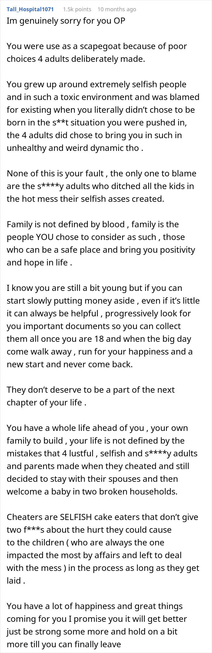 "Family Healing Weekend" Is Ruined After Affair Baby Reveals She Doesn't Love Them, They Are Livid