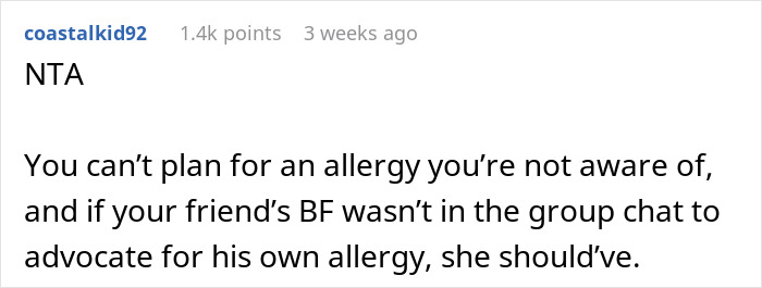 Potluck Dinner Gets Awkward After Dude Gets Mad Nobody Knew About His Food Allergy
