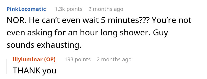 Reddit comments on lack of support during shower time Reddit comments on lack of support during shower time