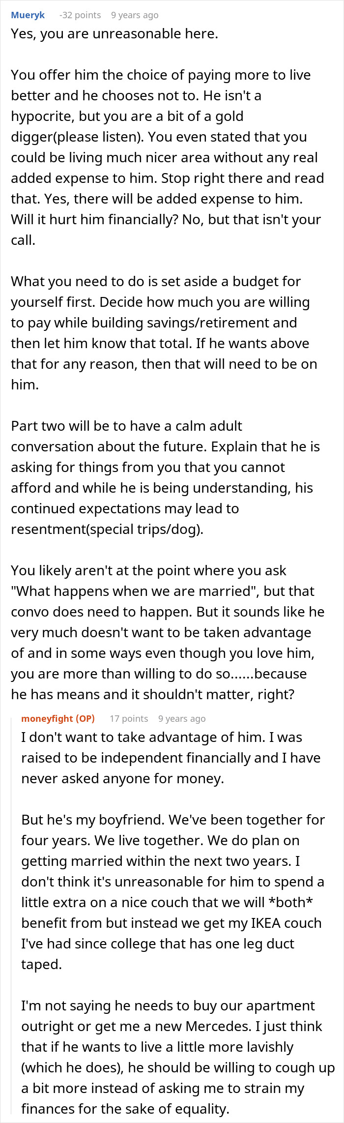 Reddit discussion about wealthy boyfriend insisting on 50 50 split despite girlfriend struggling financially Reddit discussion about wealthy boyfriend insisting on 50 50 split despite girlfriend struggling financially