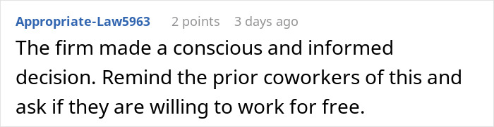 A Reddit comment by Appropriate-Law5963 about a "budget burden" developer and a broken system.
