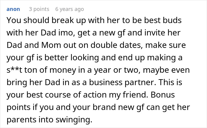 Man Thinks He Developed A Solid Relationship With GF&rsquo;s Dad, Discovers His Ugly Cover-Up