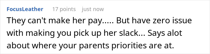 Parents Only Ask One Of Their Kids For Rent, Can’t Believe The Reaction: "Not My Problem To Solve" Parents Only Ask One Of Their Kids For Rent, Can’t Believe The Reaction: "Not My Problem To Solve"