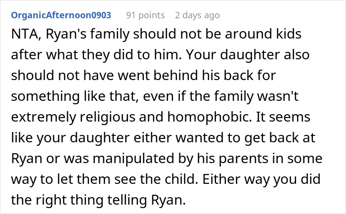 Mom Disgusted With Daughter For Taking Kid To Ex's Bigoted Fam, Rats Her Out To Ex ASAP