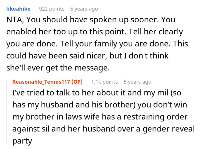 SIL Can't Take Infertile Couple's Whining Anymore, Snubs Them As They Show Up At 5 AM To Harass Her SIL Can't Take Infertile Couple's Whining Anymore, Snubs Them As They Show Up At 5 AM To Harass Her