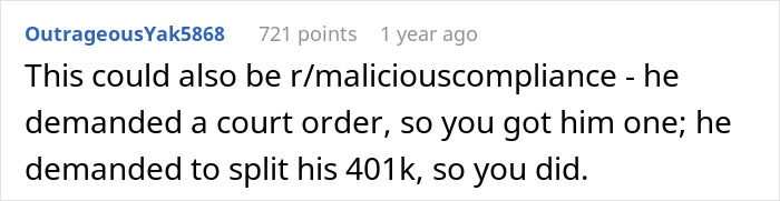Narcissistic Guy Refuses To Pay Spousal Support And Takes Ex To Court, Ends Up Paying With 401k Narcissistic Guy Refuses To Pay Spousal Support And Takes Ex To Court, Ends Up Paying With 401k