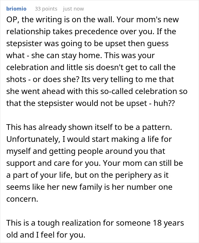 Mom Turns Son’s 18th B-Day Dinner Into Stepdaughter’s Fantasy Night, Fed-up Teen Finally Moves Out Mom Turns Son’s 18th B-Day Dinner Into Stepdaughter’s Fantasy Night, Fed-up Teen Finally Moves Out